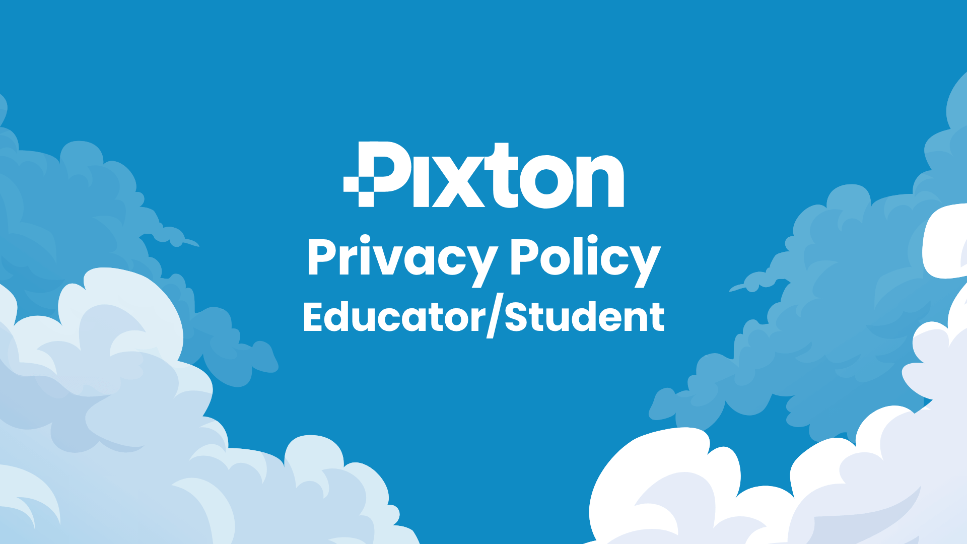 Pixton Privacy policy Educator version
